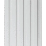 بديل خشب مضلع صيني ابيض مطفي