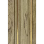 بديل خشب مضلع صيني بني خشابي فواصل ذهبي