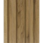 بديل خشب مضلع صيني بني فاتح خشابي