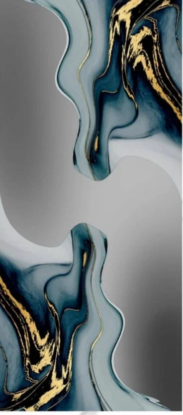 ⁦بديل رخام ريزن رمادي بعروق ازرق (دمعه)⁩ - الصورة ⁦1⁩