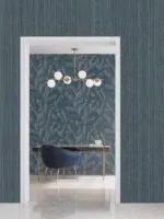 ⁦ورق جدران كوري مشجر رمادي غامق⁩ - الصورة ⁦2⁩