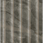 ورق جدران مقلم كوري رمادي غامق