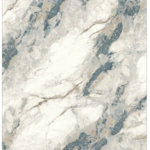 ورق جدران رخامي كوري ابيض ورمادي مموج وابيض