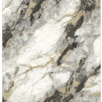 ورق جدران رخامي كوري ابيض رمادي مموج