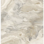 ورق جدران رخامي كوري بيج مموج بعروق بني