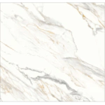 ورق جدران رخامي كوري ابيض بعروق بني