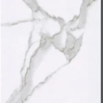بديل رخام لامع ابيض مع عروق رمادي