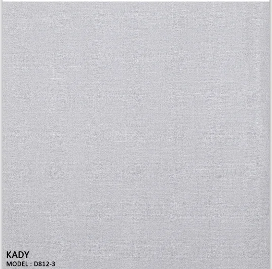 KADY MODEL D812-3 ورق جدران ساده كوري رمادي سموك - الصورة 1
