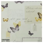 ورق جدران مطبوع كوري فراشات ملونه