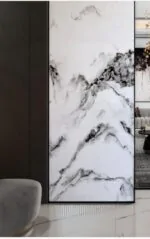 ⁦بديل رخام ابيض بعروق اسود⁩ - الصورة ⁦2⁩