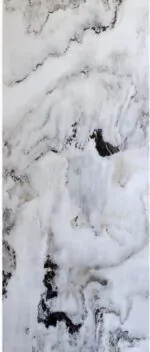 بديل رخام ابيض ثلجي بعروق اسود