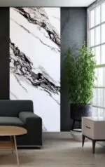 ⁦بديل رخام ابيض بعروق بني محروق⁩ - الصورة ⁦2⁩