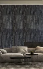 ⁦بديل رخام اسود مموج رصاصي⁩ - الصورة ⁦2⁩