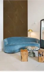 ⁦بديل رخام بني بعروق ذهبي⁩ - الصورة ⁦2⁩