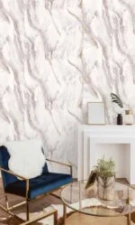 ⁦ورق جدران رخامي كوري ليلكي⁩ - الصورة ⁦2⁩