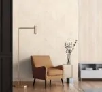 ⁦ورق جدران منقوش كوري بيج رملي⁩ - الصورة ⁦2⁩