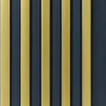 بديل خشب مضلع صيني اسود فواصل ذهبي