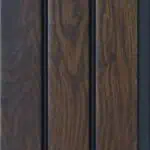 بديل خشب مضلع صيني بني محروق فواصل اسود