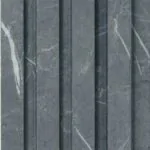 بديل خشب مضلع صيني رمادي غامق رخامي