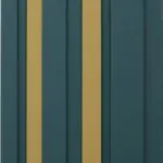 بديل خشب مضلع صيني ازرق فواصل اصفر