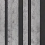 بديل خشب مضلع صيني رصاصي فواصل اسود