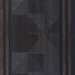 بديل خشب مضلع صيني اسود فواصل بني