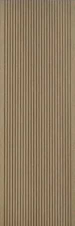 ⁦ارضيات خشب خارجي wpc رمادي خشبي بعروق بنية داكنة⁩ - الصورة ⁦2⁩