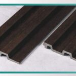 بديل خشب مضلع بني محروق