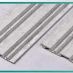 بديل خشب مضلع رمادي فاتح رخامي