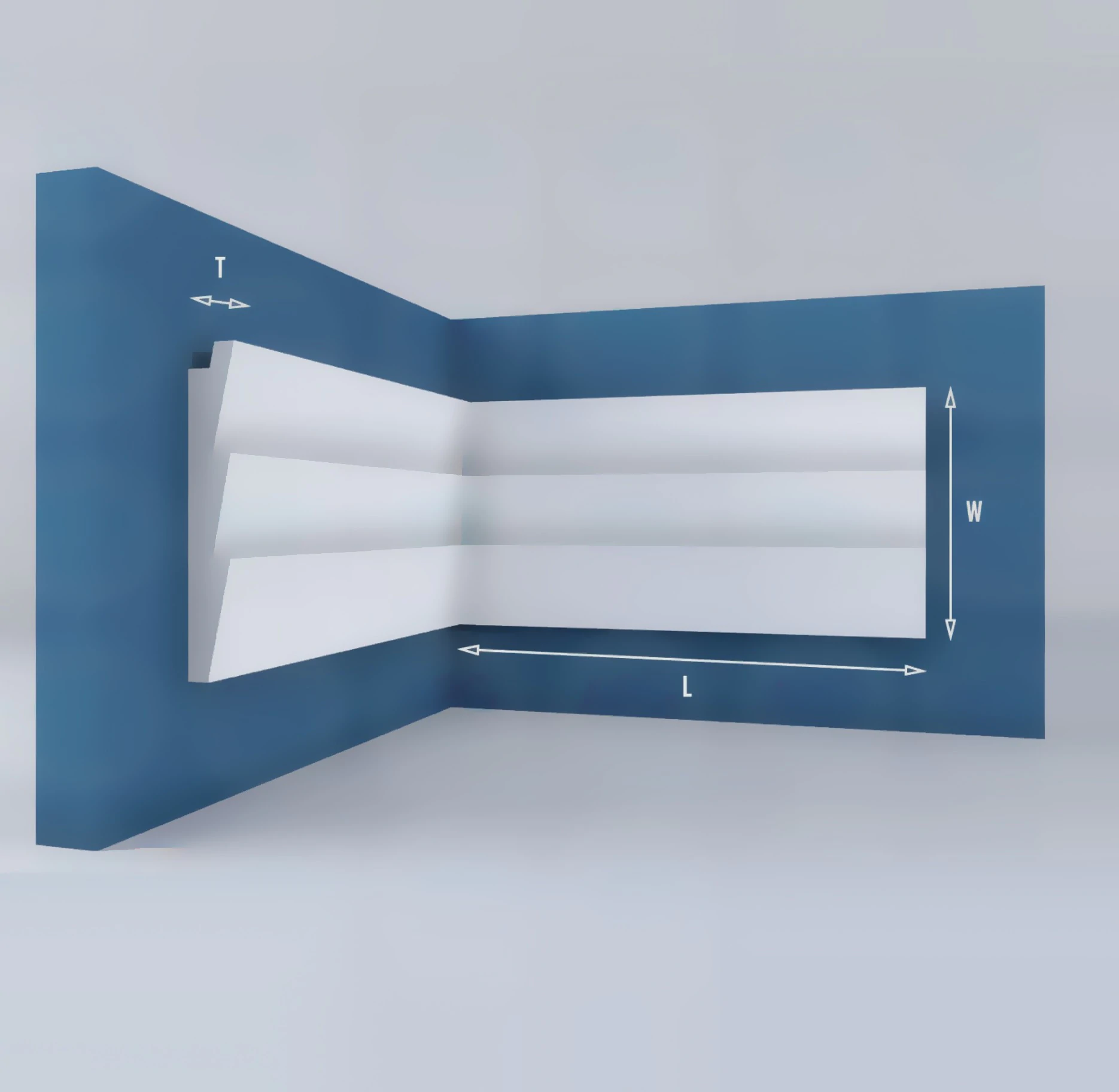 1053 نعله فوم حجري خارجي مقاس 25 سم - الصورة 1