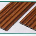 بديل خشب مضلع صيني بني محمر داكن