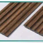 بديل خشب مضلع صيني بني غامق