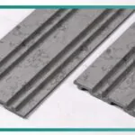 بديل خشب مضلع رمادي غامق