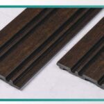 بديل خشب مضلع بني خشبي محروق