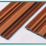 بديل خشب مضلع بني محمر