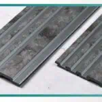 بديل خشب مضلع رمادي رخامي