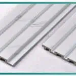 بديل خشب مضلع ابيض ثلجي