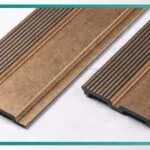 بديل خشب مضلع بني