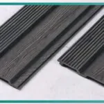 بديل خشب مضلع رمادي غامق