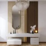 ⁦بديل رخام لامع بيج غامق بعروق بني⁩ - الصورة ⁦2⁩