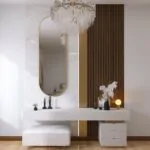 ⁦بديل رخام ابيض خارجي عروق رمادي⁩ - الصورة ⁦2⁩