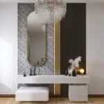 ⁦بديل رخام منقوش رمادي⁩ - الصورة ⁦2⁩