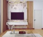 ⁦بديل رخام لامع بيج مدرج عروق بني⁩ - الصورة ⁦2⁩