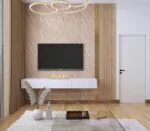 ⁦بديل رخام لامع بيج عروق بني⁩ - الصورة ⁦2⁩