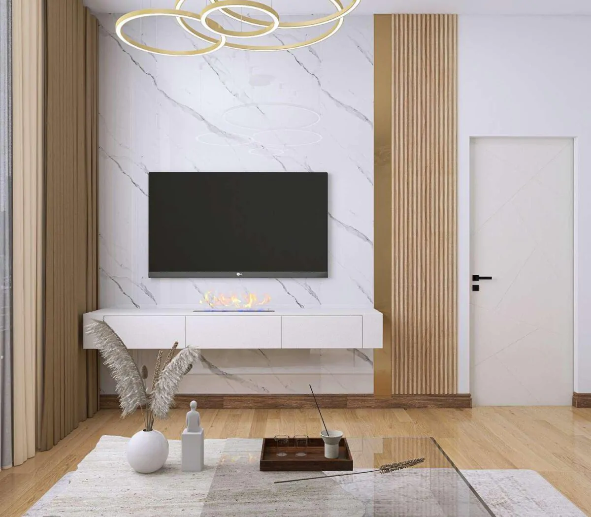 ⁦بديل رخام لامع ابيض ساطع عروق رمادي⁩ - الصورة ⁦2⁩