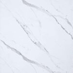 بديل رخام لامع ابيض ساطع عروق رمادي