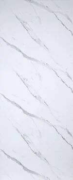 بديل رخام لامع ابيض ساطع عروق رمادي