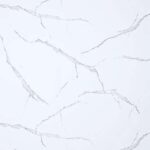 بديل رخام لامع ابيض فاتح عروق رمادي