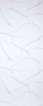 بديل رخام لامع ابيض فاتح عروق رمادي