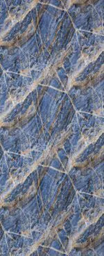 بديل رخام لامع ازرق عروق ذهبي